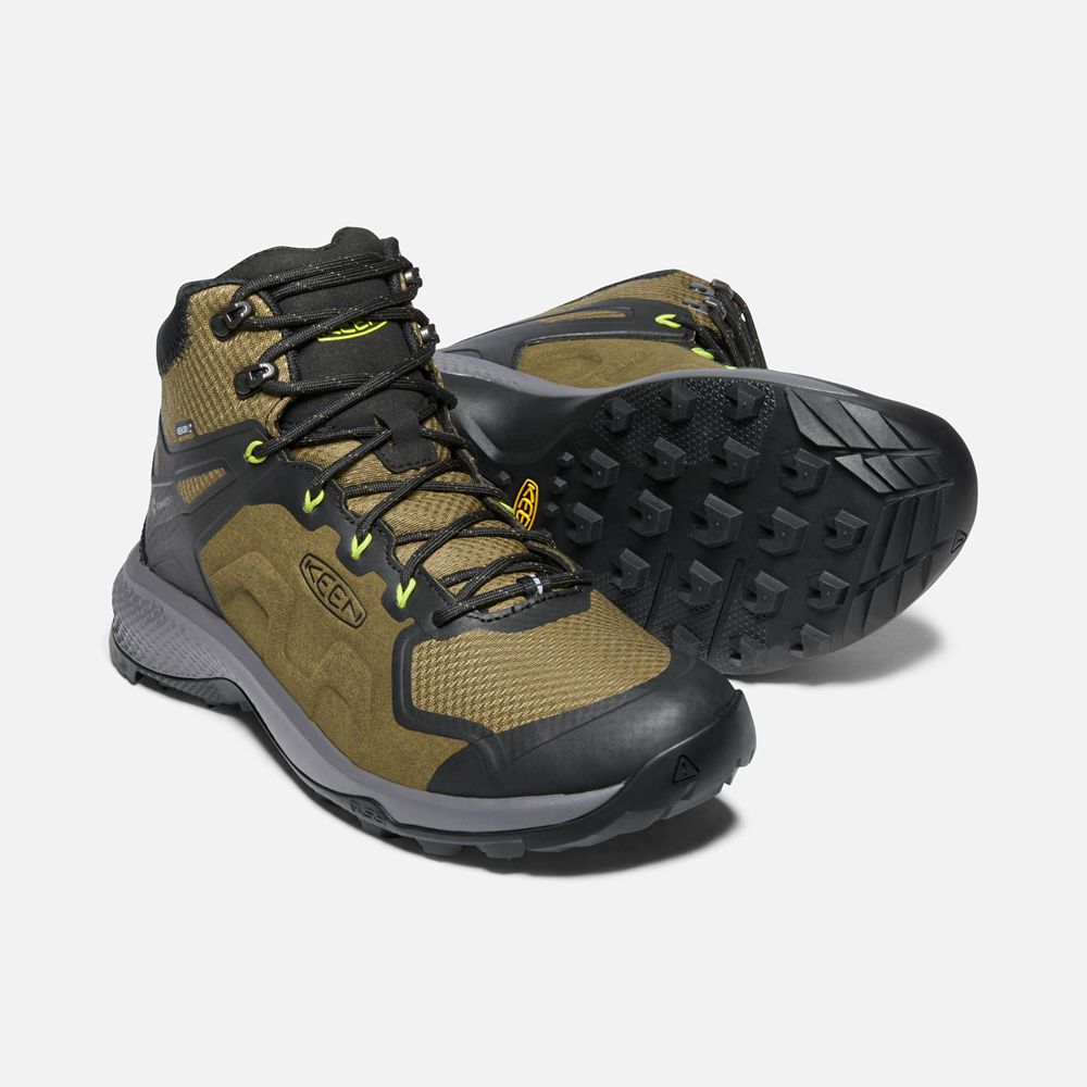 Botas de Seguridad Keen Mexico Verde Oscuro Oliva - Hombre Explore Waterproof - TH8139074